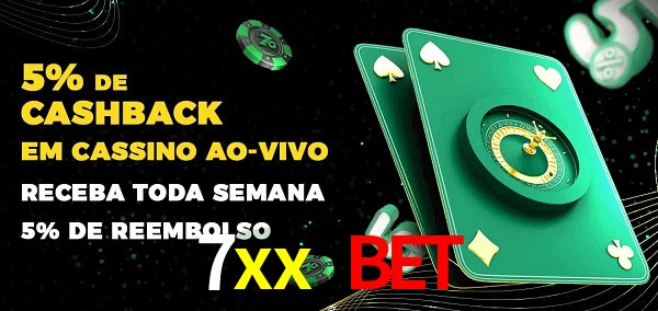 Promoções do cassino ao Vivo 7xx bet